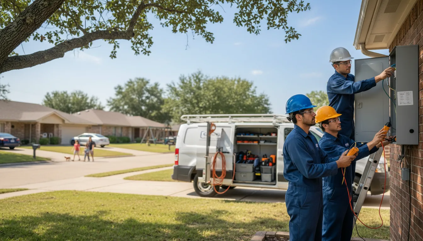 Certified electrician providing emergency electrical services in Prairie View, TX